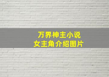 万界神主小说女主角介绍图片