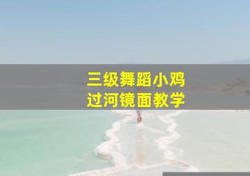 三级舞蹈小鸡过河镜面教学