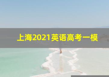 上海2021英语高考一模