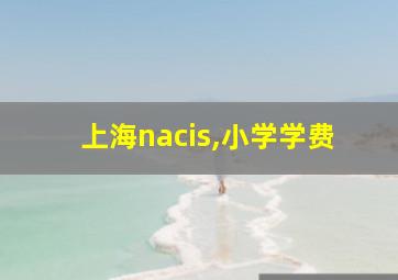 上海nacis,小学学费