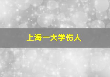 上海一大学伤人