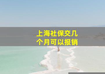 上海社保交几个月可以报销