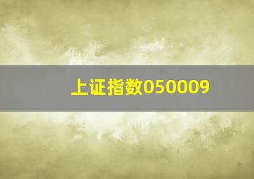 上证指数050009