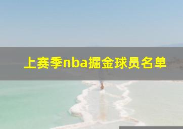 上赛季nba掘金球员名单