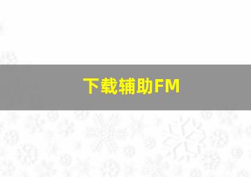 下载辅助FM