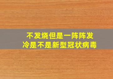 不发烧但是一阵阵发冷是不是新型冠状病毒