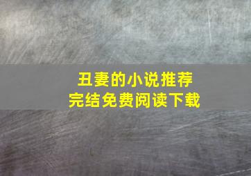 丑妻的小说推荐完结免费阅读下载