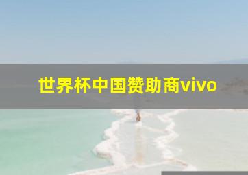 世界杯中国赞助商vivo