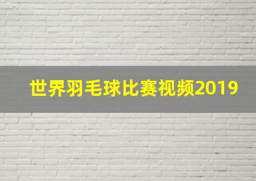 世界羽毛球比赛视频2019