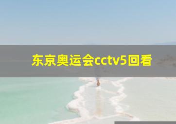 东京奥运会cctv5回看