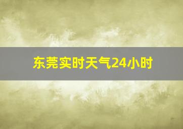 东莞实时天气24小时