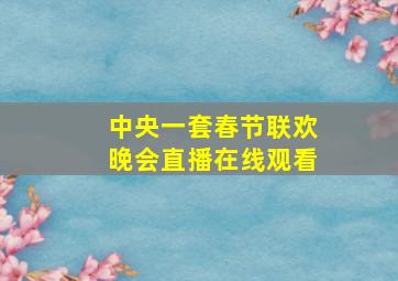 中央一套春节联欢晚会直播在线观看