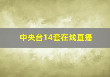 中央台14套在线直播