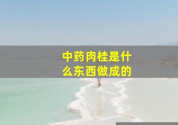 中药肉桂是什么东西做成的