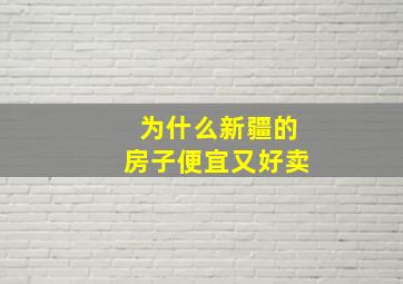 为什么新疆的房子便宜又好卖