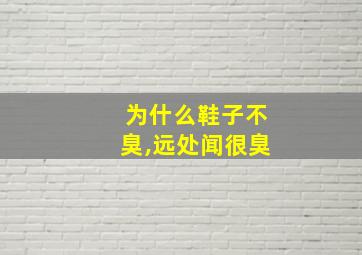 为什么鞋子不臭,远处闻很臭