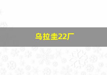 乌拉圭22厂