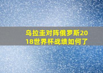 乌拉圭对阵俄罗斯2018世界杯战绩如何了