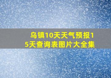 乌镇10天天气预报15天查询表图片大全集