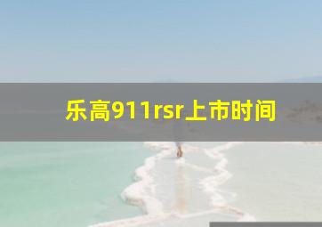 乐高911rsr上市时间