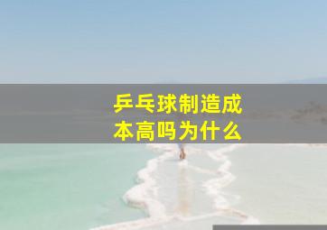 乒乓球制造成本高吗为什么