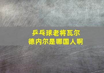 乒乓球老将瓦尔德内尔是哪国人啊