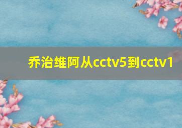 乔治维阿从cctv5到cctv1