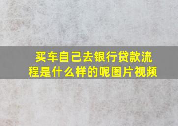 买车自己去银行贷款流程是什么样的呢图片视频