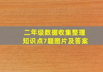 二年级数据收集整理知识点7题图片及答案