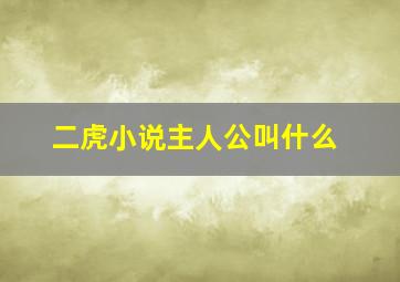 二虎小说主人公叫什么