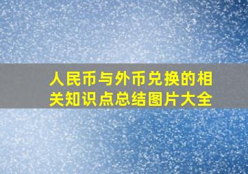 人民币与外币兑换的相关知识点总结图片大全