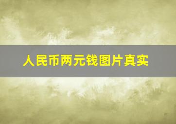 人民币两元钱图片真实