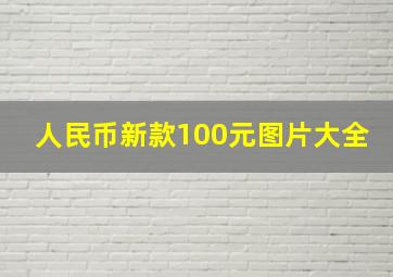 人民币新款100元图片大全