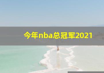 今年nba总冠军2021