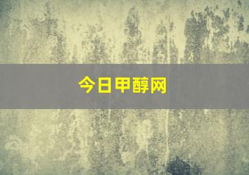 今日甲醇网