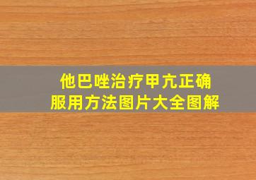 他巴唑治疗甲亢正确服用方法图片大全图解