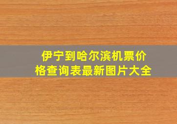 伊宁到哈尔滨机票价格查询表最新图片大全