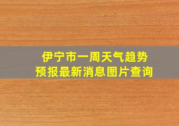 伊宁市一周天气趋势预报最新消息图片查询