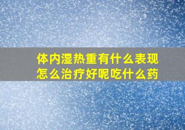 体内湿热重有什么表现怎么治疗好呢吃什么药