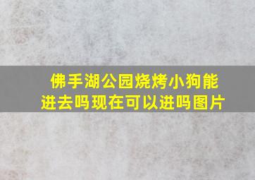 佛手湖公园烧烤小狗能进去吗现在可以进吗图片