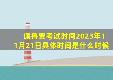 佩鲁贾考试时间2023年11月21日具体时间是什么时候