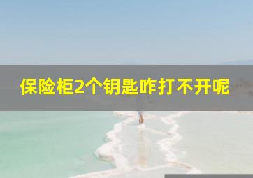 保险柜2个钥匙咋打不开呢