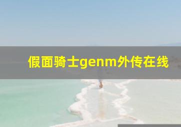 假面骑士genm外传在线