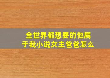 全世界都想要的他属于我小说女主爸爸怎么