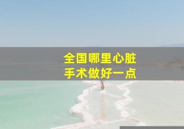 全国哪里心脏手术做好一点