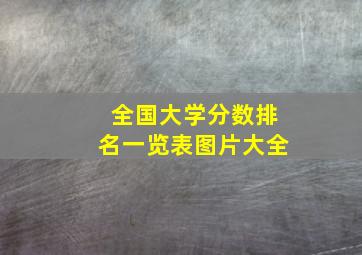 全国大学分数排名一览表图片大全