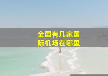 全国有几家国际机场在哪里