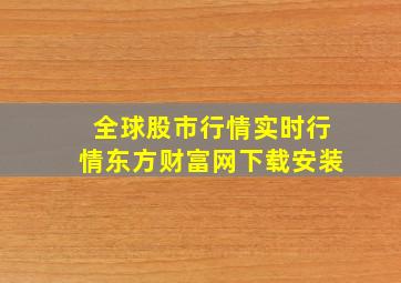 全球股市行情实时行情东方财富网下载安装