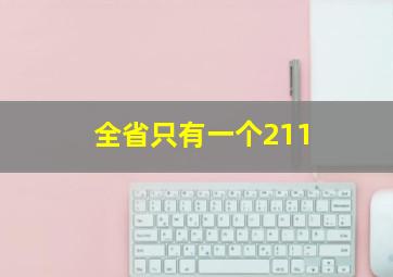 全省只有一个211