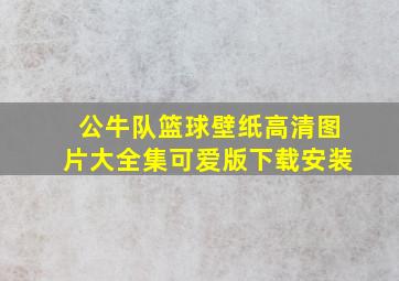 公牛队篮球壁纸高清图片大全集可爱版下载安装